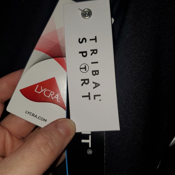 NWT Knot front Tribal Sport 1 piece swimsuit in Tropic Combo Ebany by Lycra - Picture 5 of 13